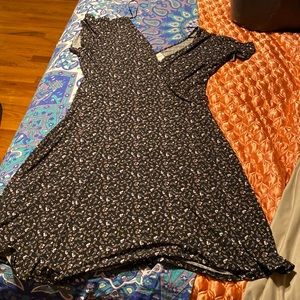 Kaileigh floral black dress